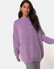 Image of Mody Pullover gestrickt in Hellviolett