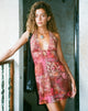 Bild von Momono Mini Dress in Abstract Paisley Red