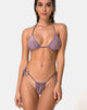 Bild von Mone Bikinioberteil in Gunmetal Glitter