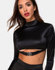 Image von Moneca Top in Schwarz