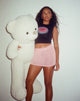 Monlo Crop Top in Schwarz Rose
