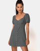 Image of Montero Minikleid in Check it Out Grün