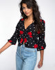 Bild von Mosca Plunge Top in Cuban Rose