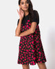 Bild von Sanna Slip Dress in Red Bloom