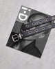 Image of Gürtel mit einzelner Öse aus PU-Leder Schwarz