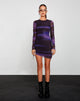 Bild von Kudra Mini Dress in Cosmic Melt