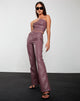 Bild von Eara Korsett Top in PU Lila