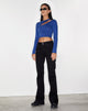 Bild von Low Rise Seam Jeans in Schwarz