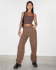 Bild von Seam Parallel Jeans in Rich Brown