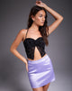Image of Pelmo Minirock aus Webstoff Hellviolett
