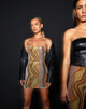 Image of MOTEL X IRIS Bexley Minikleid in erdigem Farbverlauf