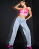 Abbildung von Nanda Crop Top in Satin Pink