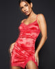 Bild von Coti Bodycon Dress in Rose Flock Rot