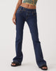 Bild von MOTEL X OLIVIA NEILL Low Rise Bootleg Jeans in Dark Vintage Wash