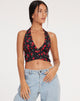 Bild von Nanda Crop Top in Kirschen Schwarz