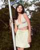 Bild von Nanda Crop Top in Daisy Duke Grün