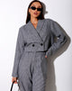 Image of Nastia Jacke in Dogtooth Schwarz und Weiß