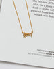Bild der Halskette in "Honey" Gold