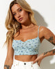 Bild von Nef Crop Top in Pretty Petal Green