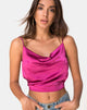 Image von Ning Top in Satin Magenta