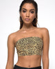 Bild von Nolia Tube Top in Rar Leopard
