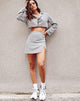 Bild von Sheny Minirock in Gingham Creme