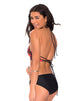 Bild von On Point Bikini Bottoms in Flaming Skies Schwarz