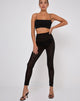 Image of Oria Leggings in Kroko-Flock Schwarz