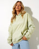 Bild von Oversize Hoodie in Grün Graffiti Magic Embro