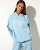Bild von Oversize Hoodie in Nantucket Blau Motel Beach Club