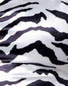 Horizontales Zebra Schwarz und Weiß