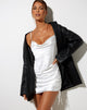 Image of Palila Minikleid aus Satin in Elfenbein