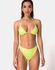 Bild von Pami Bikini Top in Coated Lime