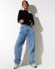 Bild von Parallel Jeans in Tonal Light Wash Blue