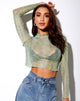 Bild von Paria Top in Lime Croc