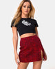 Bild von Pelmet Mini Rock in Bunt Tierisch Rot
