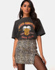 Bild von Pelmet Minirock in Rar Leopard Braun