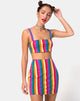 Bild von Pelmo Minirock in Good Times Stripe X Princess Polly