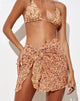 Image of Pao Sarong in kleiner Blume Braun