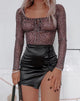 Bild von Janina Top in Rar Leopard Mesh