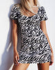 Bild von Montero Minikleid in 90s Zebra
