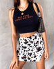 Bild von Sheny Minirock in Mini Cow Schwarz und Weiß
