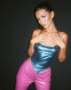 Bild von Ketia Crop Top in holographischem Lila