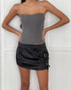 Bild von GAMAY SKIRT SATIN BLACK