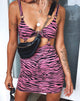 Bild von Jezabel Kleid mit Reißverschlüssen Zebra Pink