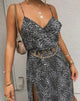 Bild von Hime Maxikleid in Rar Leopard Grau