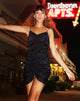 Bild von Panthus Slip Dress in Navy Satin Rose