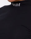 Schwarz mit Saint Embro