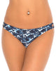 Bild von Rae Bikiniunterteil in Navy Wellengrund