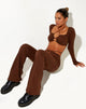 Bild von Rana Crop Top aus Lycra Kakao